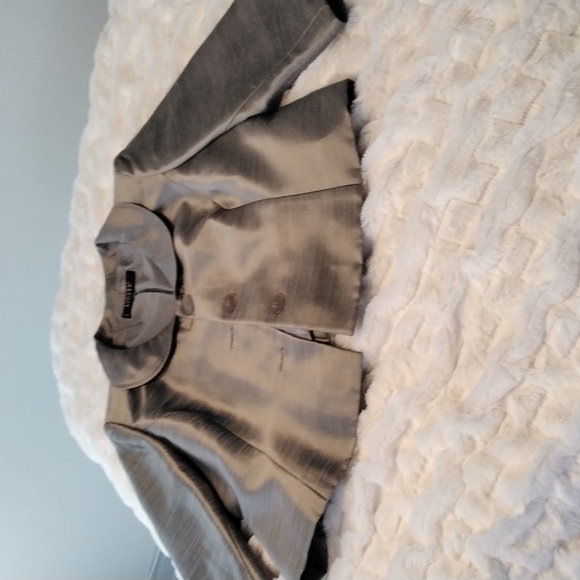 Kasper Dressy Taupe Skirt Set/Suit, size 12P - Picture 7 of 15